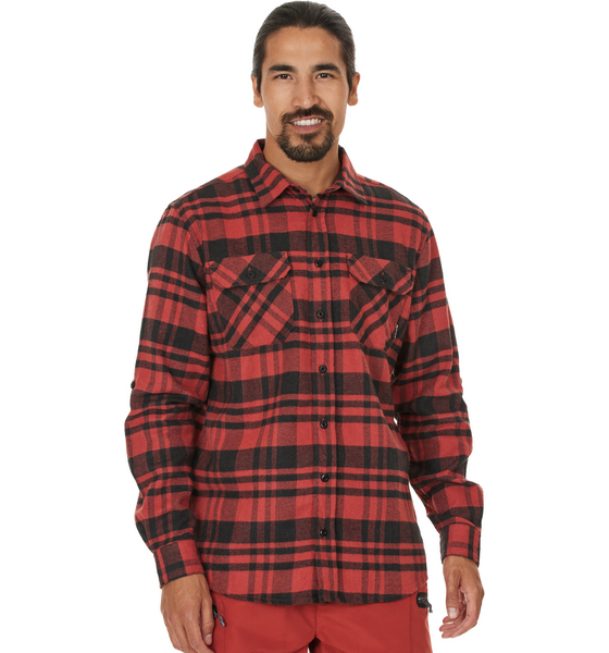 952415107106 WHISTLER Flannel Outdoor Shirt  Model01 Detail