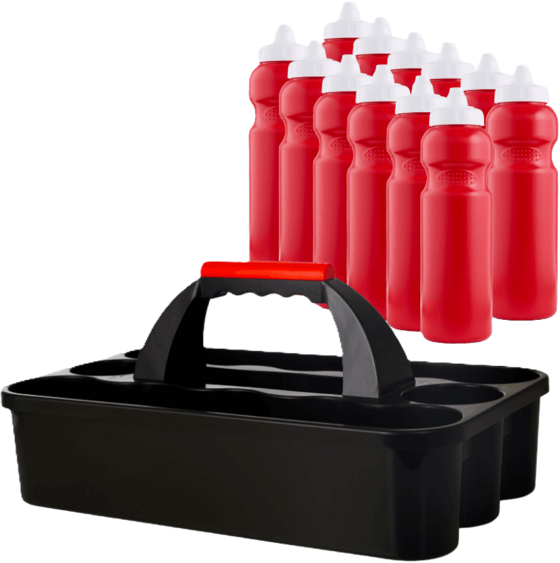 
PRO MATCH, 
Flaskst&auml;ll 12 Med R&ouml;da Flaskor, 
Detail 1
