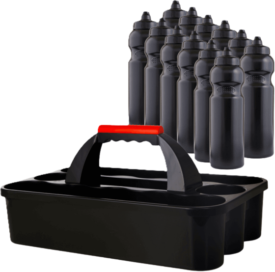 
PRO MATCH, 
Flaskst&auml;ll 12 Med Svarta Flaskor, 
Detail 1
