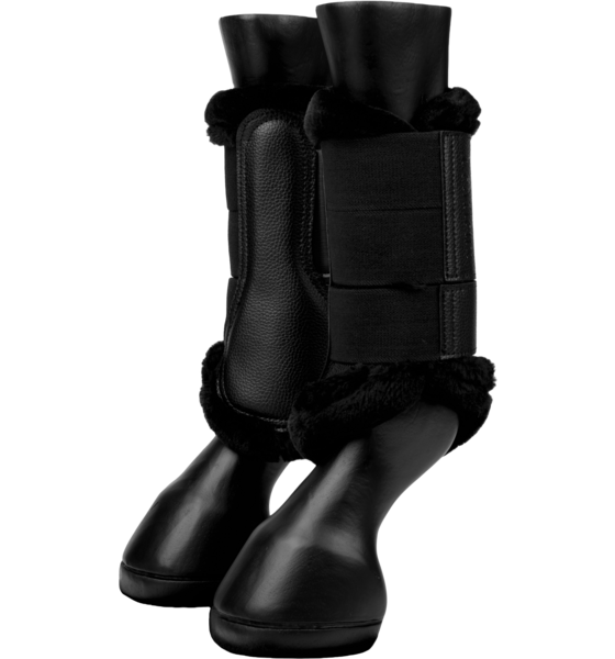 925756102101 LEMIEUX Fleece Edged Mesh Brushing Boots  Standard Detail