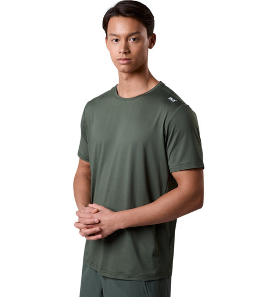 
CLN ATHLETICS, 
Flow Mesh T-shirt Moss Green, 
Detail 1
