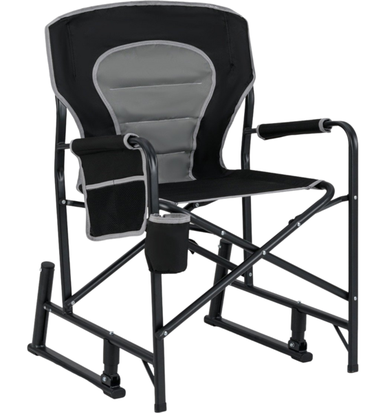 
NORTHIX, 
Foldable Camping Chair With Rocking Function  Cup Holder  Side Pocket Fishing Chair, 
Detail 1
