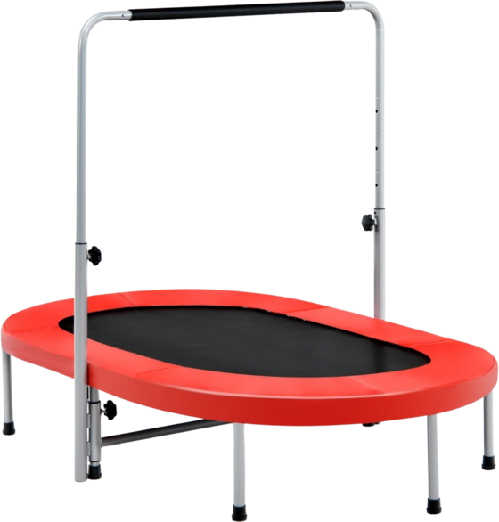 
NORTHIX, 
Foldable Fitness Trampoline With Adjustable Handle, Red, 150kg Capacity, 
Detail 1
