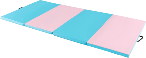 
NORTHIX, 
Foldable Gymnastics Mat With Handles, 240x120x5 Cm, Blue/pink, 
Detail 1
