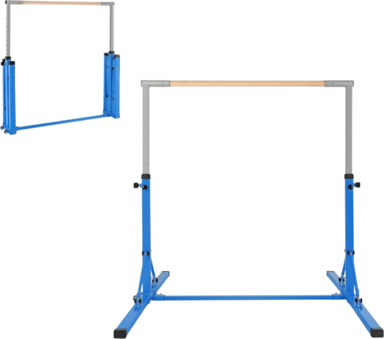 
NORTHIX, 
Foldable Kids Gymnastics Bar, Adjustable Height, Blue, 
Detail 1
