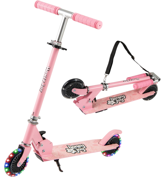 
NORTHIX, 
Foldable Kids Scooter With Led Wheels, Adjustable Handlebar, 
Detail 1
