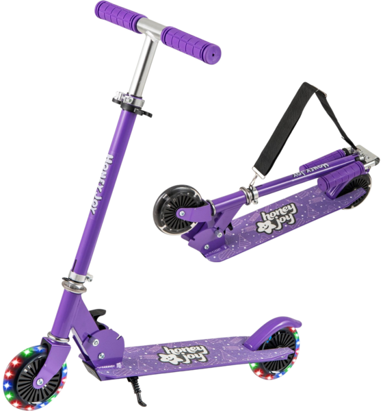 
NORTHIX, 
Foldable Kids Scooter With Led Wheels, Adjustable Handlebar, 
Detail 1
