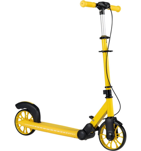 
NORTHIX, 
Foldable Scooter With Led Wheels, Adjustable Height, Yellow, 
Detail 1
