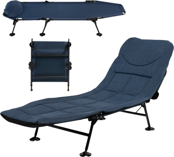 
NORTHIX, 
Folding Camping Bed With Adjustable Backrest And Mattress, 
Detail 1
