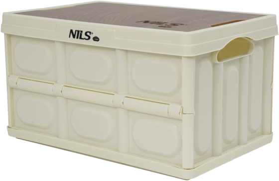 
NORTHIX, 
Folding Camping Box With Lid, 15l, White, 
Detail 1
