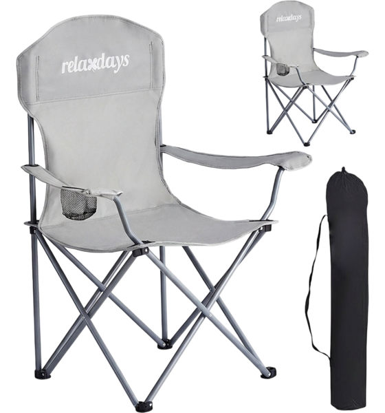 
NORTHIX, 
Folding Camping Chairs, Set Of 2, Carry Bag, Cup Holder, 
Detail 1
