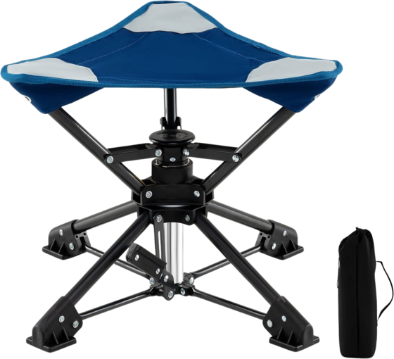 
NORTHIX, 
Folding Camping Stool With 360° Swivel  Anti-sink Feet, 
Detail 1
