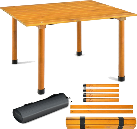 950548101101 NORTHIX Folding Camping Table With Carry Bag For Beach Picnics  Fishing Trips Nature  Standard Detail