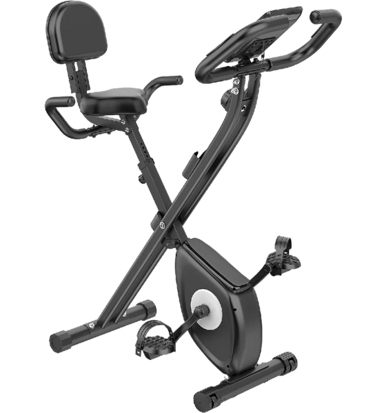 
HOMEFITNESSCODE, 
Folding Exercise Bike With Backrest, Lcd And 8 Resistance Levels, 
Detail 1
