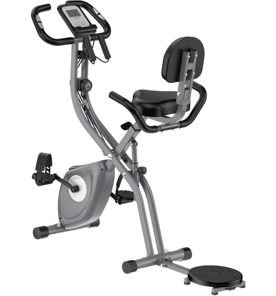 
HOMEFITNESSCODE, 
Folding Exercise Bike With Twist Plate And Magnetic Resistance, 
Detail 1
