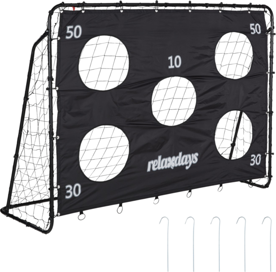 
NORTHIX, 
Football Goal With Targets &ndash; Large, Durable Net, 
Detail 1
