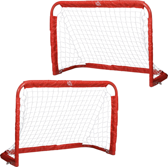 
NORTHIX, 
Football Goals Set Of 2 Mini Goals, Foldable Made Of Steel (q195) And Tetrolon, Red, 90x36x60 Cm, 
Detail 1

