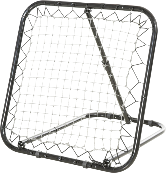 
NORTHIX, 
Football Rebounder Foldable Kickback Goal Rebound Wall 5 Levels Baseball Basketball Metal Black 78x8, 
Detail 1
