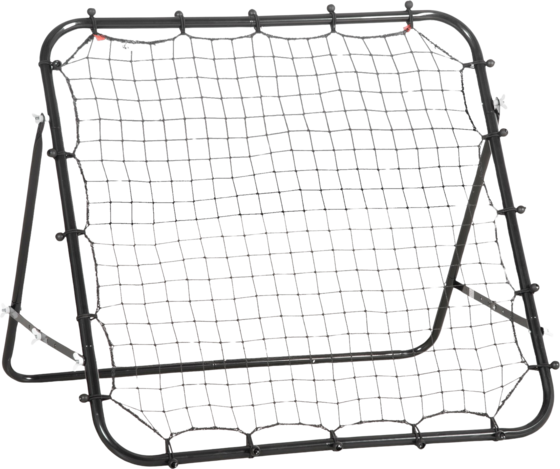 
NORTHIX, 
Football Rebounder Kickback Goal Rebound Wall Net Made Of Metal Tube+pe, 96x80x96 Cm, Black, 
Detail 1
