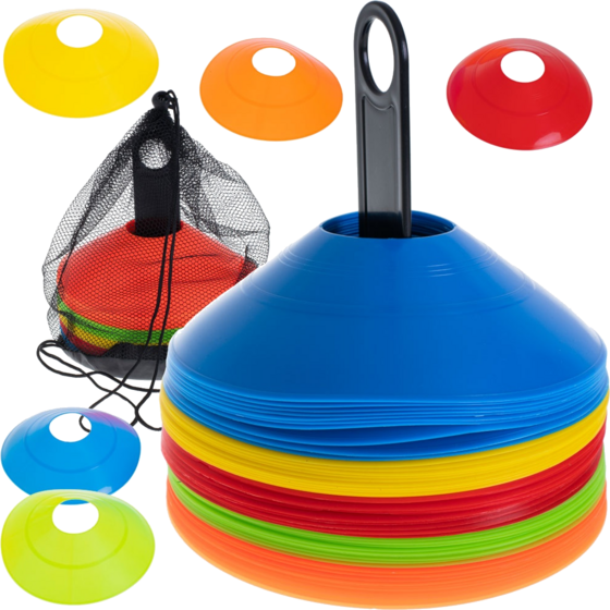 
B2X, 
Football Training Mushroom Cones 50 Pcs, 
Detail 1
