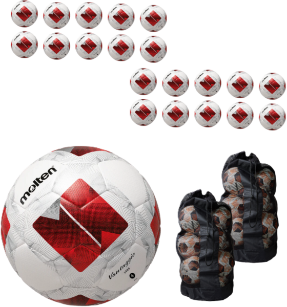 
MOLTEN, 
Fotboll 1000 4 + Bolls&auml;ckar, 
Detail 1
