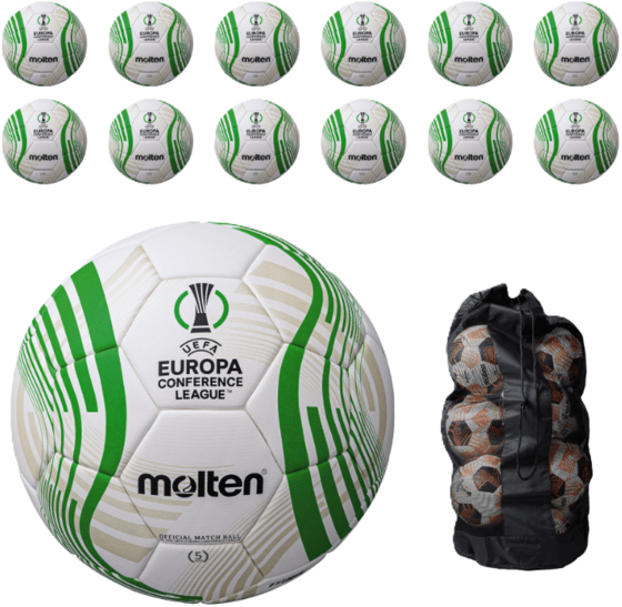 
MOLTEN, 
Fotboll 5000 5 Conference League + Bollsäck, 
Detail 1
