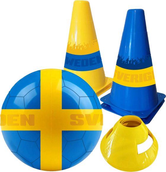 
SPORTME, 
Fotbollsset Sverige  - Boll Och Koner, 
Detail 1
