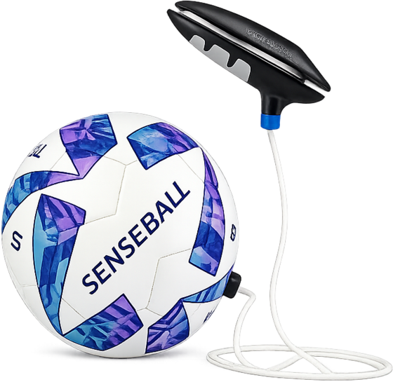
SENSEBALL, 
Fotbollssparkstr&auml;nare Alla Niv&aring;er - Storlek 3 Boll (bl&aring;) - Senseball, 
Detail 1
