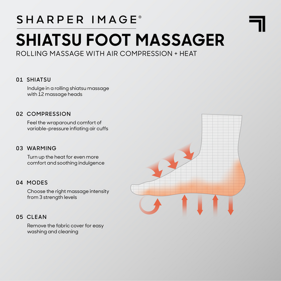 SHARPER IMAGE, Fotmassage Shiatsu