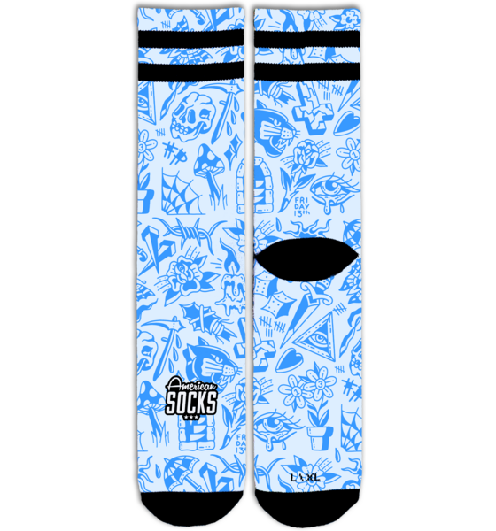 
AMERICAN SOCKS, 
Freaked - Mid High, 
Detail 1
