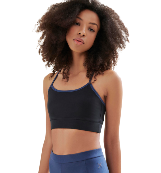 
WELLICIOUS, 
Fresher Cropped Tank - Caviar Black/sea Green, 
Detail 1
