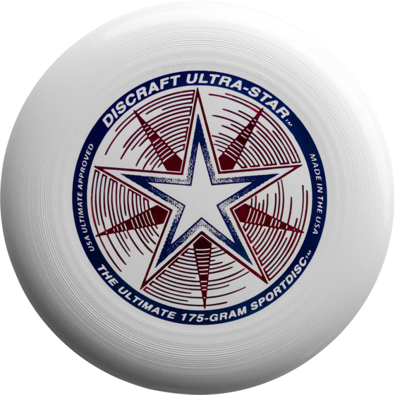 
DISCRAFT, 
Frisbee Discraft Ultrastar White 175 Grams, 
Detail 1
