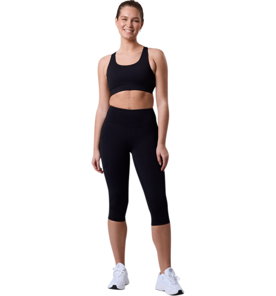 950104102101 CLN ATHLETICS Fuse 3/4 Pocket Tights Black  Model01 Detail