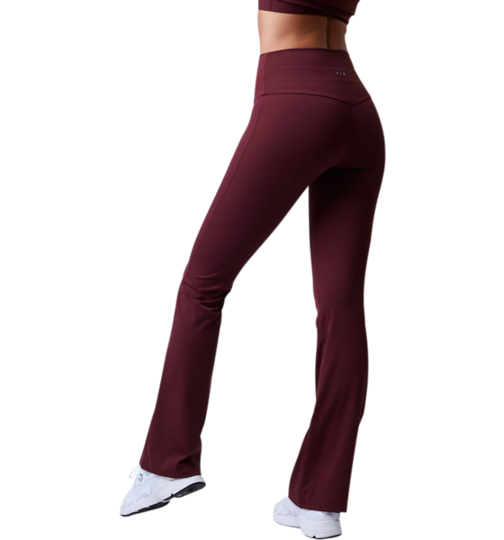 
CLN ATHLETICS, 
Fuse Flared Tights Dark Red, 
Detail 1
