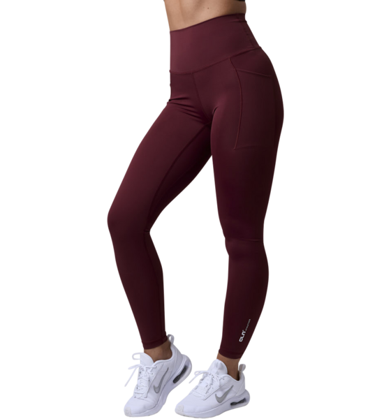 
CLN ATHLETICS, 
Fuse Pocket Tights Dark Red, 
Detail 1
