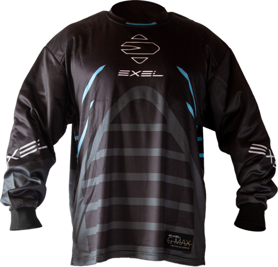 
EXEL, 
G Max Goalie Jersey Black/nblue, 
Detail 1
