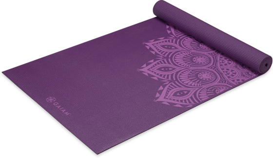
GAIAM, 
Gaiam Purple Mandala Yoga Mat 6mm  Premium, 
Detail 1
