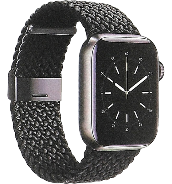 
GEAR, 
Gear Watchband Braided Black Apple Watch 38/40/41, 
Detail 1
