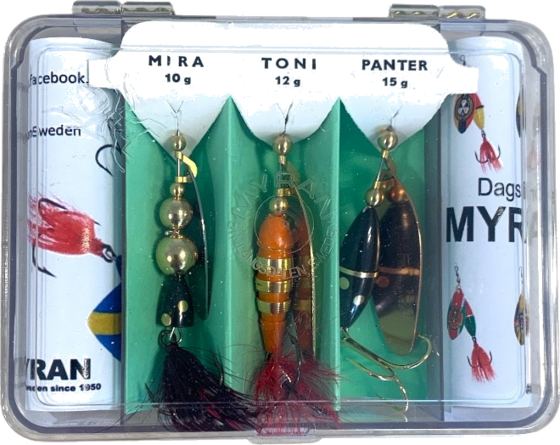 
MYRAN, 
Giftbox Myran - Mira 10g, Toni 12g, Panter 15g, 
Detail 1
