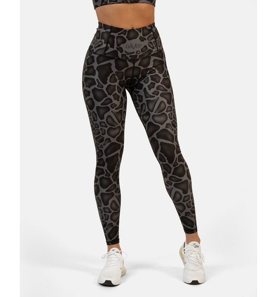 937737101101 GAVELO Giraffe Black Kompressionstights 937737101101 GAVELO Giraffe Black Kompressionstights Model01 Detail