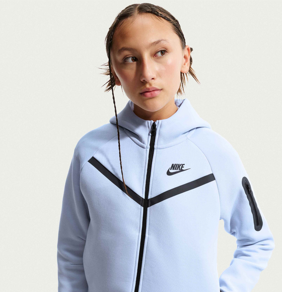 
NIKE, 
Girls' Full-zip Hoodie Sportswear Tech Fleece, 
Detail 1
