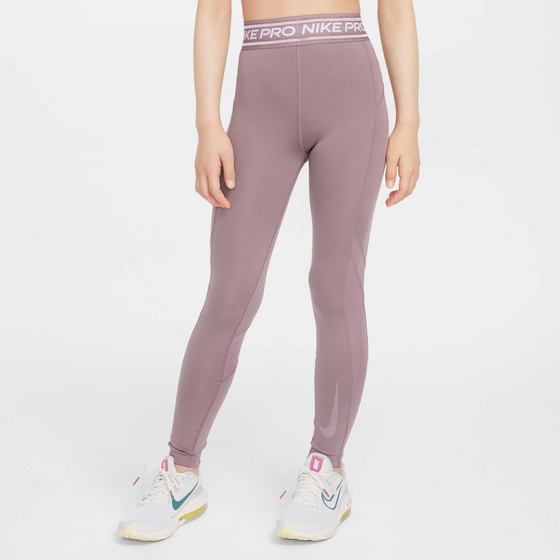 946362102101 NIKE Girls' Mid-rise Leggings Pro  Model01 Detail