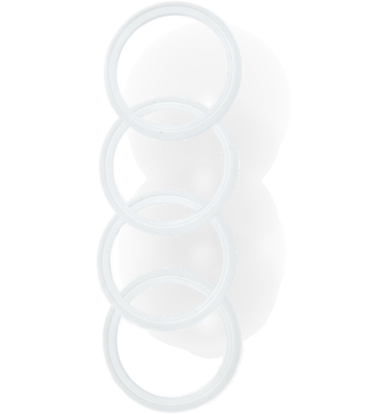 
GLACIAL, 
Glacial Bottle - 4-pack Silicone Rings, Suitable For 600ml Bottles, 
Detail 1
