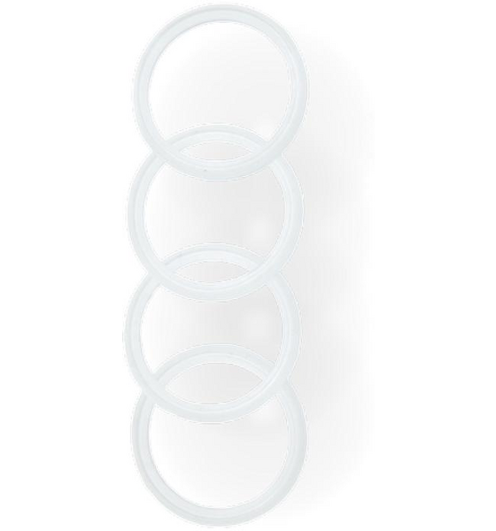 GLACIAL, Glacial Bottle - 4-pack Silicone Rings