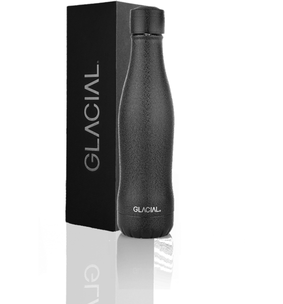 GLACIAL, Glacial Bottle - Real Black Incl Gift Box 400ml