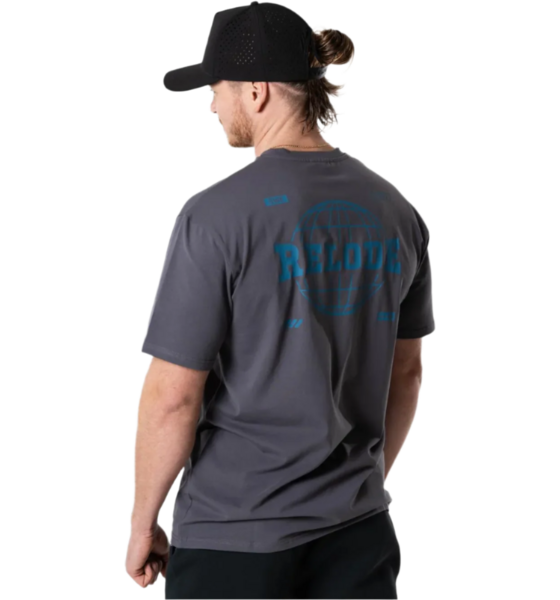 
RELODE, 
Global T-shirt - Gr&aring;, 
Detail 1
