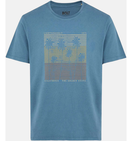 
LIGHTNING BOLT, 
Golden State Tee, 
Detail 1
