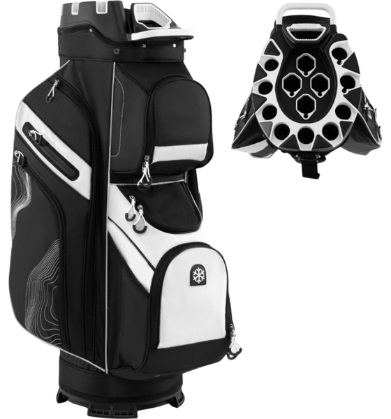 
NORTHIX, 
Golf Cart Bag, 14-way Divider, 11 Pockets, Black, 
Detail 1
