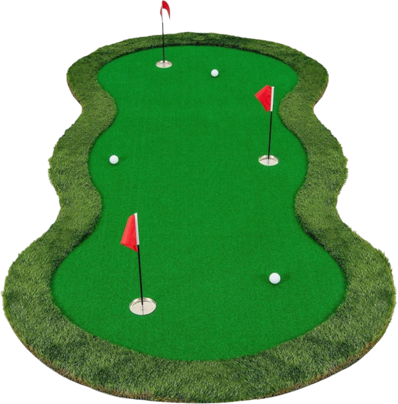 
NORTHIX, 
Golf Putting Mat 300x150 Cm, 3 Holes, Indoor/outdoor Use, 
Detail 1
