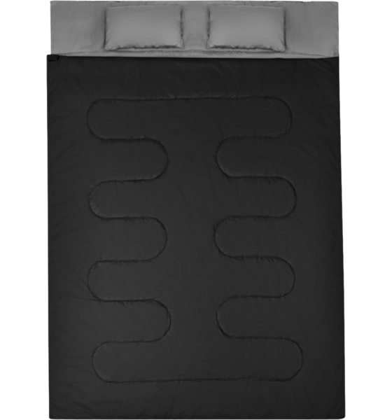 
B2X, 
Goplus Double Sleeping Bag For 2 People Xl Blanket Sleeping Bag With 2 Pillows Black 220 X 150 Cm, 
Detail 1
